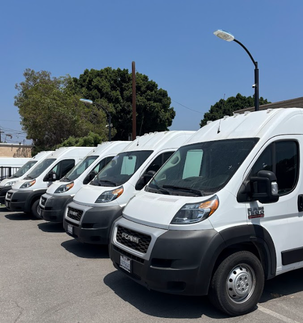 CargoVanz fleet of RAM ProMaster cargo vans
